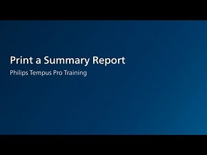 Tempus Pro Print a Code Summary