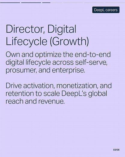 Explore DeepL's open roles in Engineering and Growth