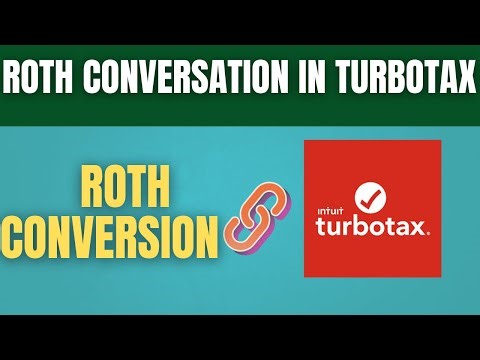 How to enter roth conversation in turbotax-2025 l SM Tech