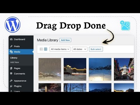 How to upload images in WordPress (Gallery Sync)