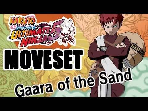 Naruto Ultimate Ninja 5 (PS2) - Gaara Moveset