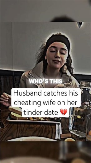 Husband crashed his cheating wife’s tinder date 🥀