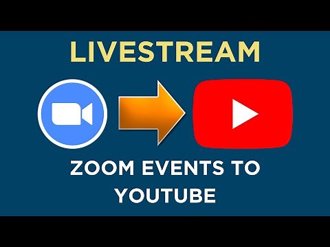 How to Live Stream you ZOOM events on YouTube. Updated Guide for 2022.