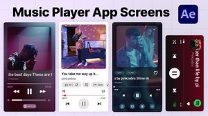 Music Player App Screens