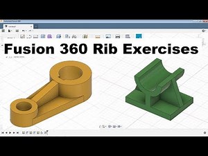 Fusion 360 Modeling Tutorial | Fusion 360 Practice Exercises for Beginners - 6