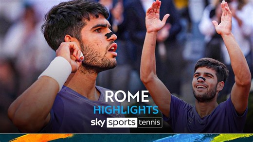 Jannik Sinner vs Carlos Alcaraz | Italian Open highlights