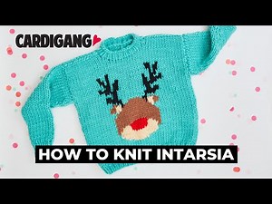 How to knit Intarsia | Cardigang