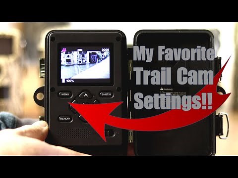 My FAVORITE Trail Camera Settings!!