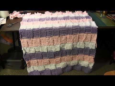 Learn to make a Loop Yarn Textured Blanket with our FREE Pattern