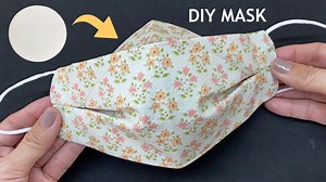 Diy 3D Face Mask Very Simple Sewing Tutorial | P&K Handmade