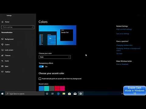 How to Enable Dark Mode in Windows 10 Officially