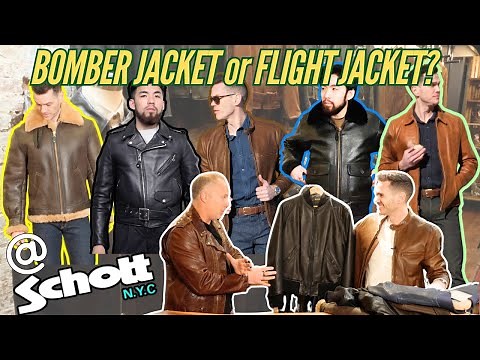 The 5 Types of Leather Jackets you should know about (with ‪@schottnyc‬ )