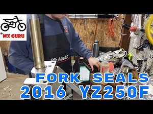 Let's change fork seals ! | 2016 Yamaha YZ250f |