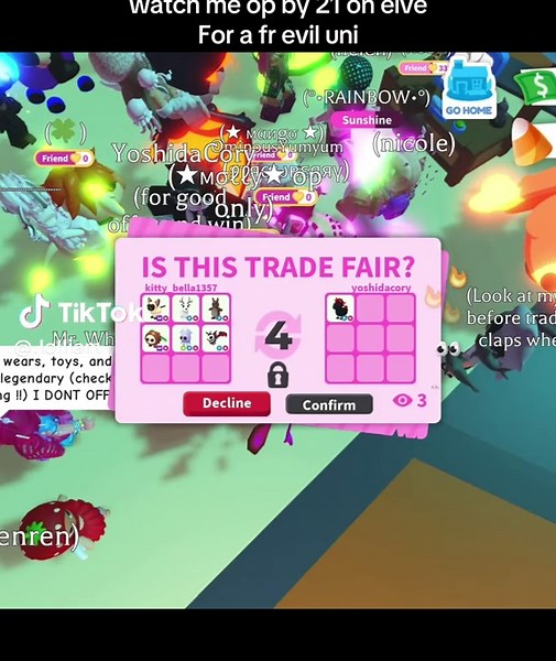 Crazy Trading in Adopt Me on Roblox