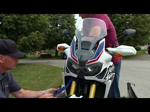 Strapping Down Your Bike in a Trailer