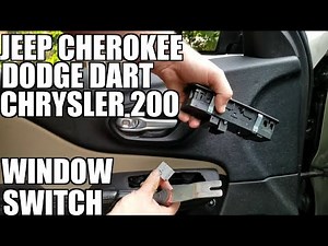 How to Replace 2013-2016 Jeep Chrysler Dodge Window Switch