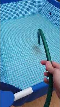 How to drain a pool with just a garden hose pipe!!!