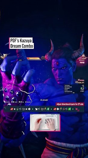 Perfect God Fist's Dream KAZUYA Combo ✊⚡️ #tekken8