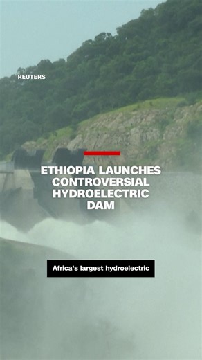181K views · 2.3K reactions | Ethiopia officially inaugurated Africa's largest hydroelectric dam, a project that will provide energy to millions of Ethiopians while deepening a rift with downstream Egypt that has unsettled the region. Read more: https://cnn.it/4mT8yH3 | CNN | Facebook