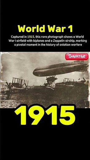 WWI Airpower Revealed: Biplanes and Zeppelins at War (1915)