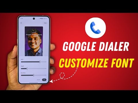 Google Dialer New Update 🔥Font Customization in Calling Card! 🚀