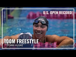 Torri Huske Takes Down U.S. Open Record in Stacked 100M Freestyle | 2025 Toyota Nationals