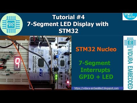 7 Segment Display interfacing with STM32