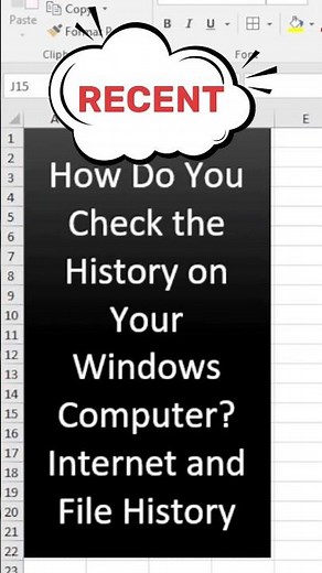 Checking Your Windows Computer's History - Internet and File History Guide