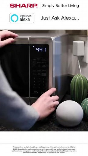 Sharp Microwave with Alexa Compatibility (SMC1449FS)