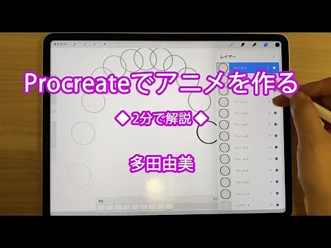 Procreateプロクリエイトでアニメーションを作る