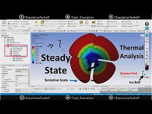 Steady State Thermal Analysis in Ansys Workbench | Lesson 34 | Ansys Tutorial