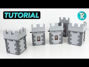 LEGO Castle Wall Corner (PART 2 Tutorial)