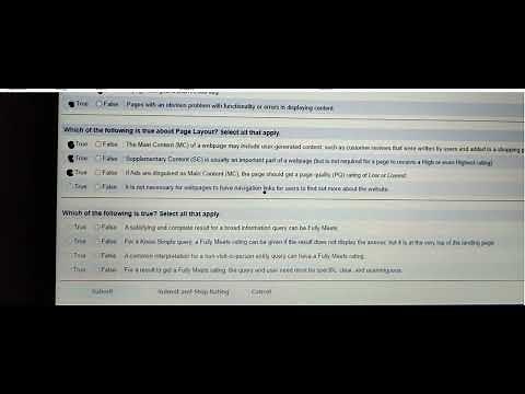 Exam Assistance: Telus Assessor/ Rater Exam Welocalize Search Rater, RWS Project Callisto Part 1
