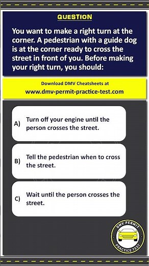 California DMV Written Test 2024 (Set 4 Question 14) #dmvwrittentest #californiadmvpermittest