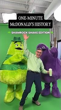 One-minute McDonald's History: Shamrock Shake Edition