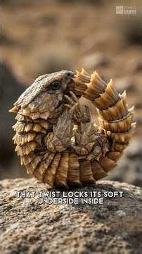 It Bites Its Own Tail To Survive | Armadillo Girdled Lizard