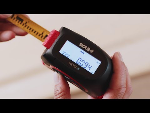 SOLA METEC Digital Tape Measure & Laser Distance Meter