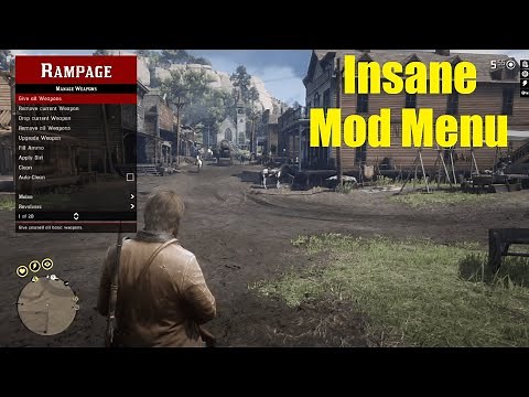 Insane Red Dead Redemption 2 Mod Menu (PC/Singleplayer) | Script Hook + Trainer Download STILL WORKS