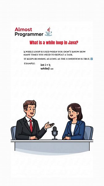 While Loop in Java Explained in 30 Seconds 🔁 | Java Tutorial for Beginners #shorts