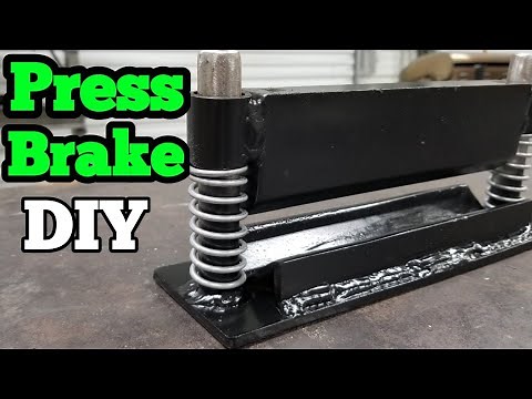 DIY Press Brake for Harbor freight hydraulic 20 ton press