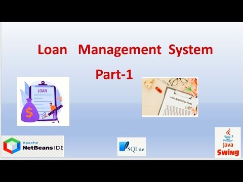 Loan Management System project using Java Swing( Part-1)