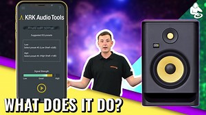The KRK Audio Tools app promises to fine-tune your Rokit G4s to your studio space to get that extra bit of accuracy from them - how does it work? 樂 Full video here: https://www.youtube.com/watch?v=IpU0Gv576x4 | GetintheMix | Facebook