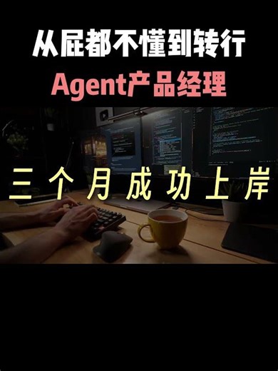 从屁都不懂到成功转行Agent产品经理#ai #产品经理 #程序员 #大模型 #人工智能