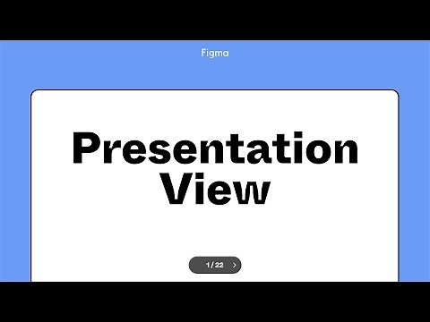 Figma Tutorial: Presentation View