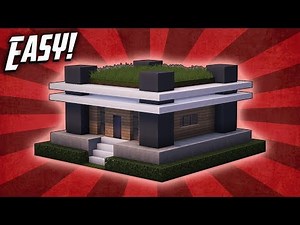 Minecraft: How To Build A Small Modern House Tutorial (#26)