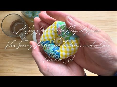 My Handmade Diary | Sewing a Cozy Biscornu Pincushion