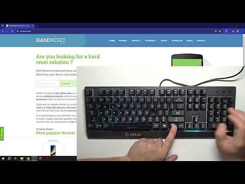 How To Manage Lightning Via Gestures On MSI Vigor GK30