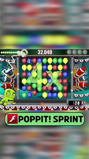 Poppit! Sprint - Game of the Day! #gaming #flashgames