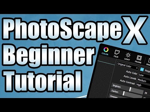 PhotoScape X Beginner Tutorial!