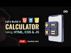 Build a Calculator using HTML, CSS and JS (part -1) | JavaScript Projects Beginner to Advanced